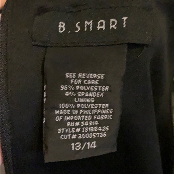 Black dress with colorful accent - Picture 3 of 3